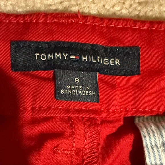 Tommy Hilfiger Red Women's Bermuda Shorts - Picture 2 of 7